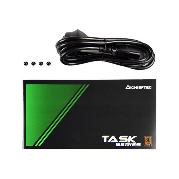 CHIEFTEC Task 700W certified 80Plus Bronze ATX 12V 2.3 Active CFP 0.9 65cm cable length