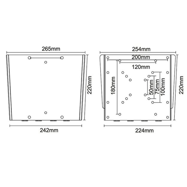 Televizoriaus laikiklis sieninis SILVER/10-40  FPMA-W110 NEOMOUNTS