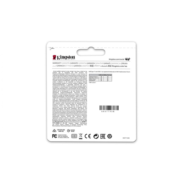 USB raktas USB3.2/256GB DTDUO3CG3/256GB KINGSTON