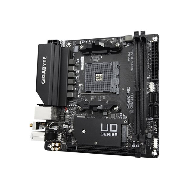 GIGABYTE A520I AC Socket AM4 AMD A520 DDR4 Micro ITX 16