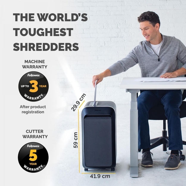SHREDDER POWERSHRED LX221/BLACK 5050401 FELLOWES