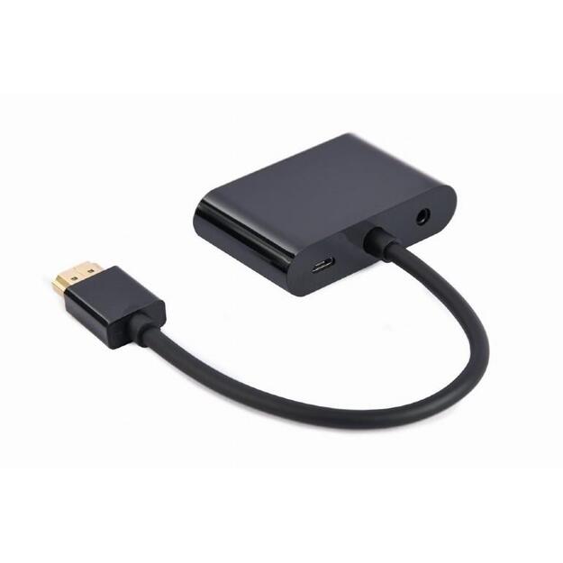 I/O ADAPTER HDMI TO HDMI/VGA/A-HDMIM-HDMIFVGAF-01 GEMBIRD