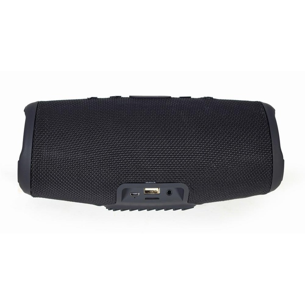 Nešiojama kolonėlė|GEMBIRD|Black|Portable/Wireless|1xAudio-In|1xUSB 2.0|1xMicroSD Card Slot|Bluetooth|SPK-BT-LED-02