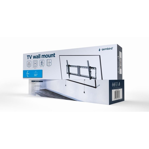 TV SET ACC WALL MOUNT 43-90 /WM-90T-01 GEMBIRD
