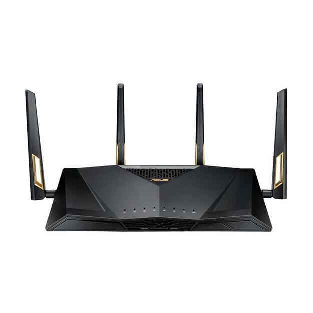 Wireless Router|ASUS|Wireless Router|6000 Mbps|Mesh|Wi-Fi 6|USB 3.2|1 WAN|4x10/100/1000M|1x2.5GbE|Number of antennas 4|RT-AX88UPRO