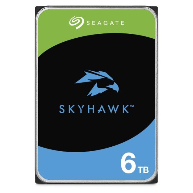 HDD|SEAGATE|SkyHawk|6TB|SATA|256 MB|5400 rpm|Discs/Heads 4/8|3,5 |ST6000VX009