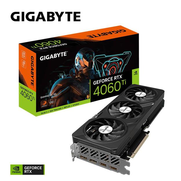 Graphics Card|GIGABYTE|NVIDIA GeForce RTX 4060 Ti|8 GB|GDDR6|128 bit|PCIE 4.0 16x|2xHDMI|2xDisplayPort|GV-N406TGAMINGOC-8GD