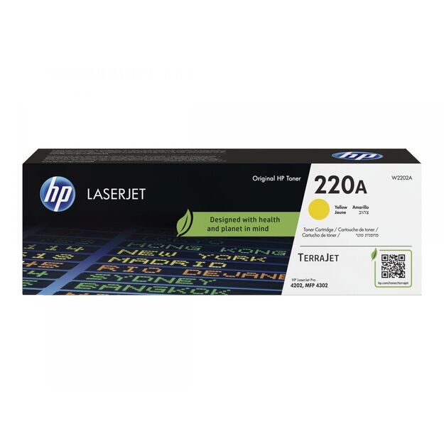 HP 220A Yellow Original LaserJet Toner Cartridge 15