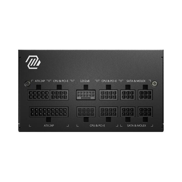 Power Supply|MSI|750 Watts|Efficiency 80 PLUS GOLD|PFC Active|MAGA750GLPCIE5 9