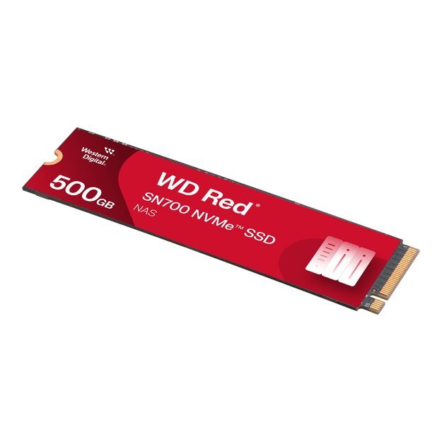 WD Red SSD SN700 NVMe 500GB M.2 2280 PCIe Gen3 8Gb/s internal drive for NAS devices