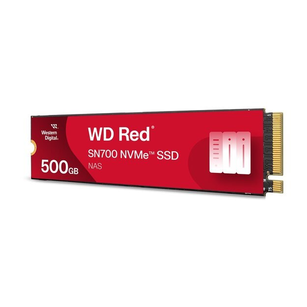 WD Red SSD SN700 NVMe 500GB M.2 2280 PCIe Gen3 8Gb/s internal drive for NAS devices