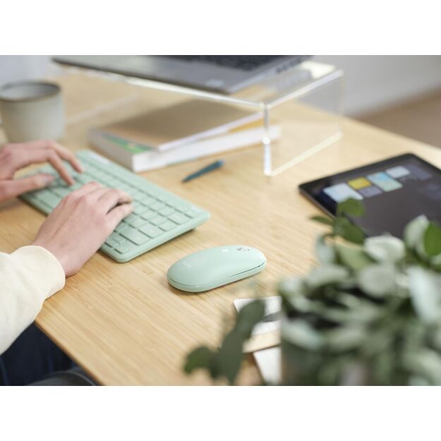 KEYBOARD +MOUSE WRL LYRA/GREEN 24942 TRUST 18