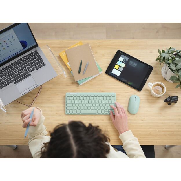 KEYBOARD +MOUSE WRL LYRA/GREEN 24942 TRUST 17