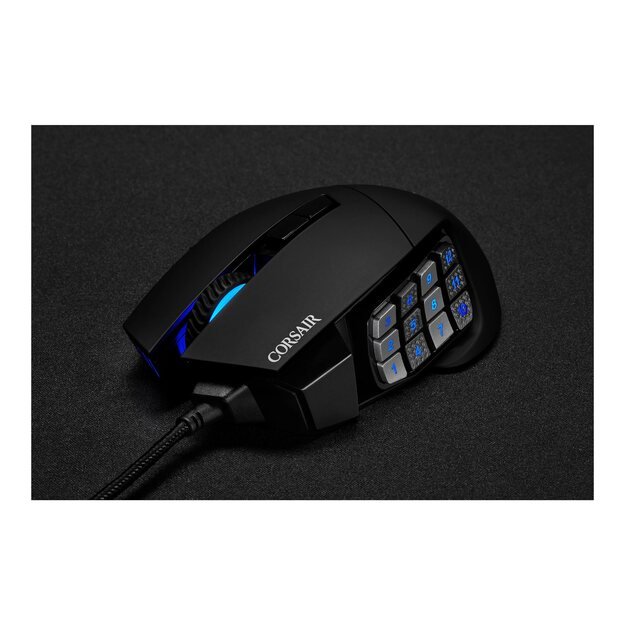 CORSAIR Scimitar Elite Wireless Gaming Mouse Wireless Backlit RGB LED 26000 DPI Optical