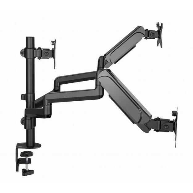 Monitoriaus laikiklis GEMBIRD Desk mounted adjustable mounting arm for 3 monitors - full-motion