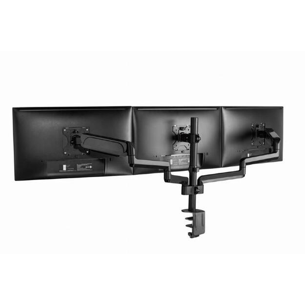 Monitoriaus laikiklis GEMBIRD Desk mounted adjustable mounting arm for 3 monitors - full-motion