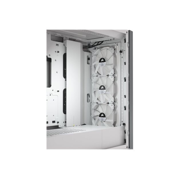 CORSAIR iCUE 5000X RGB Tempered Glass Mid-Tower ATX PC Smart Case White