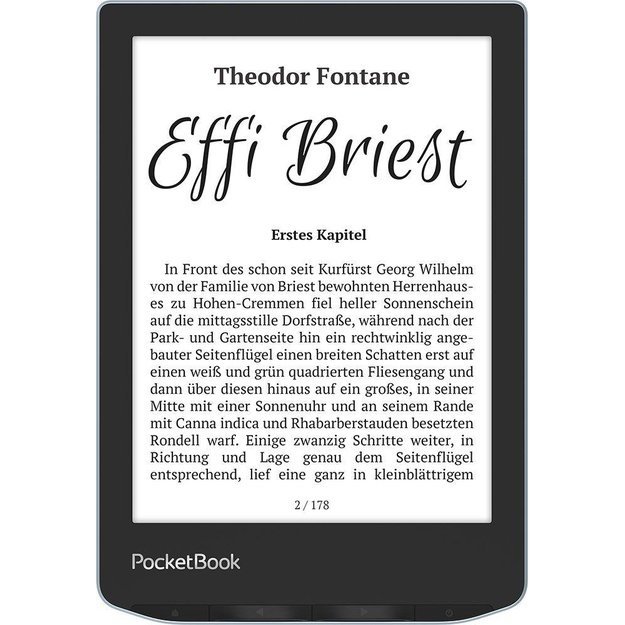 E-Reader|POCKETBOOK|Verse|6 |1024x758|1xUSB-C|Micro SD|Wireless LAN|Blue|PB629-2-WW