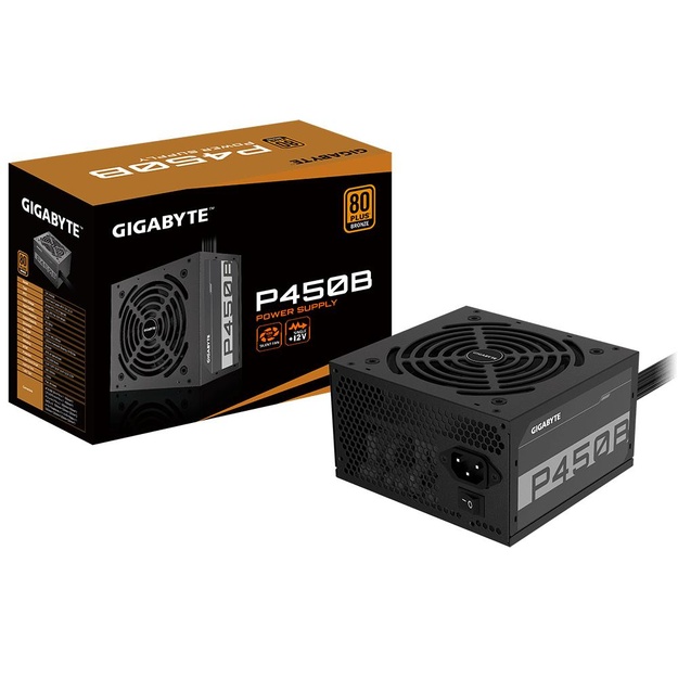 Power Supply|GIGABYTE|450 Watts|Efficiency 80 PLUS BRONZE|GP-P450B