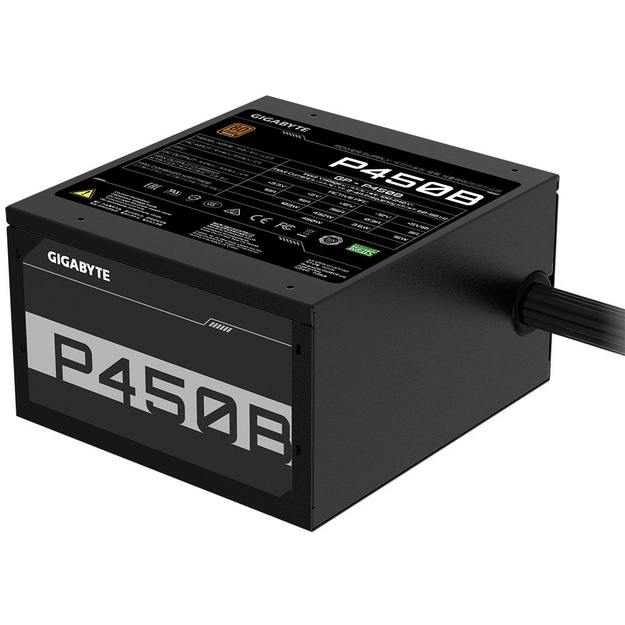 Power Supply|GIGABYTE|450 Watts|Efficiency 80 PLUS BRONZE|GP-P450B