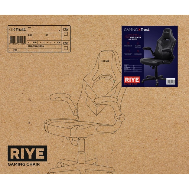 GAMING CHAIR GXT 703 RIYE/BLACK 25128 TRUST