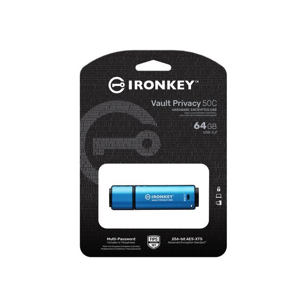 MEMORY DRIVE FLASH USB-C 64GB/IKVP50C/64GB KINGSTON