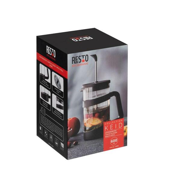 FRENCH PRESS 600ML/90508 RESTO 16