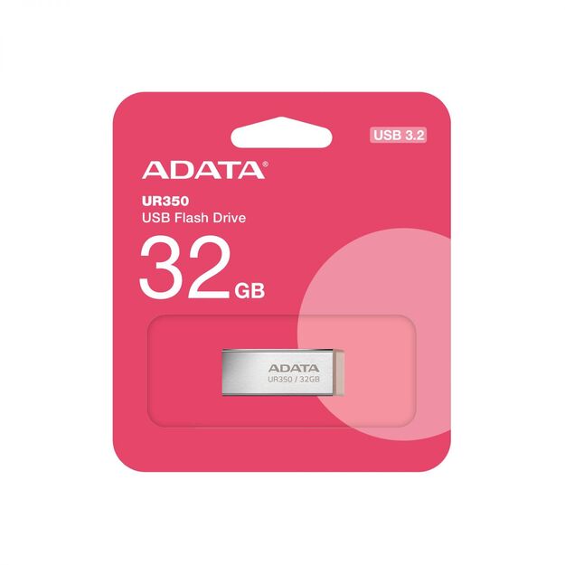 MEMORY DRIVE FLASH USB3.2 32GB/BROWN UR350-32G-RSR/BG ADATA 10
