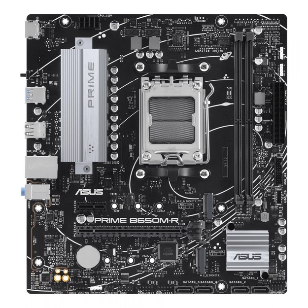 Mainboard|ASUS|AMD B650|SAM5|Micro-ATX|Memory DDR5|Memory slots 2|1xPCI-Express 4.0 1x|2xPCI-Express 4.0 16x|2xM.2|1xHDMI|4xUSB 2.0|2xUSB 3.2|1xRJ45|3xAudio port|PRIMEB650M-R