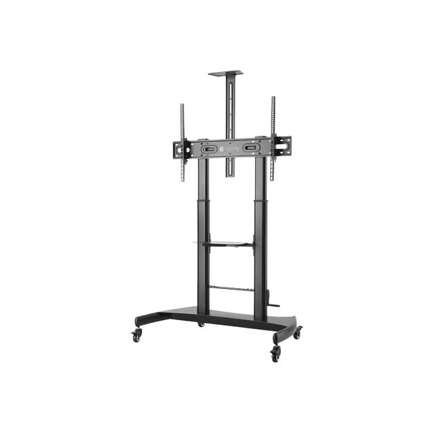 TECHLY Steel Trolley Floor Support with adjustable height for TV from 60inch to 100inch
