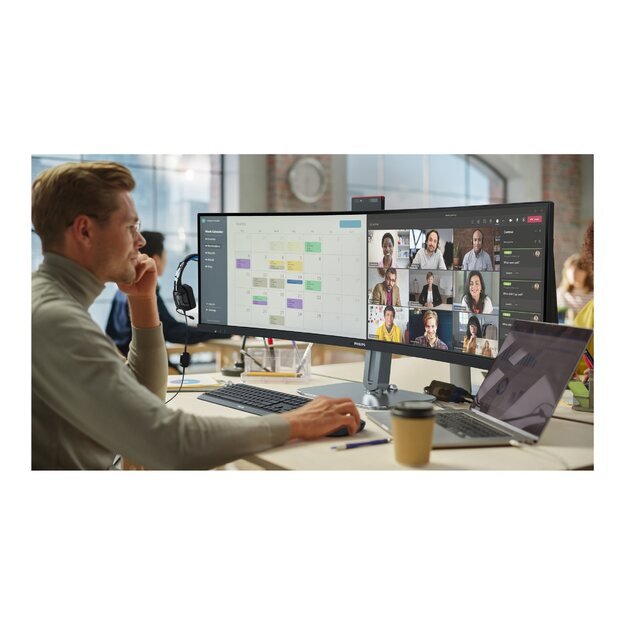 PHILIPS 49B2U5900CH/00 48.8inch 5120x1440 VA Curved 1800R H/A 130mm SUPERWIDE USB-C 75Hz DP 2x HDMI USB HUB SPEAKERS 41