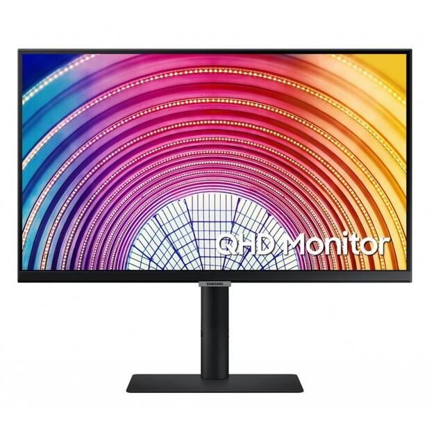 LCD Monitor|SAMSUNG|S24A600NAU|24 |Business|Panel IPS|2560x1440|16:9|75 Hz|Swivel|Pivot|Height adjustable|Tilt|Colour Black|LS24A600NAUXEN