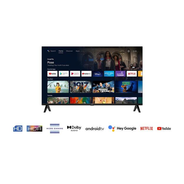 TV Set|TCL|32 |1366x768|Wireless LAN|Android TV|32S5400A 15