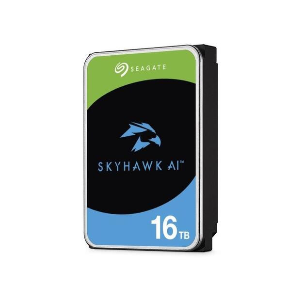 SEAGATE Surveillance Video Optimized AI Skyhawk 16TB HDD SATA 6Gb/s 512MB cache 3.5inch CMR Helium