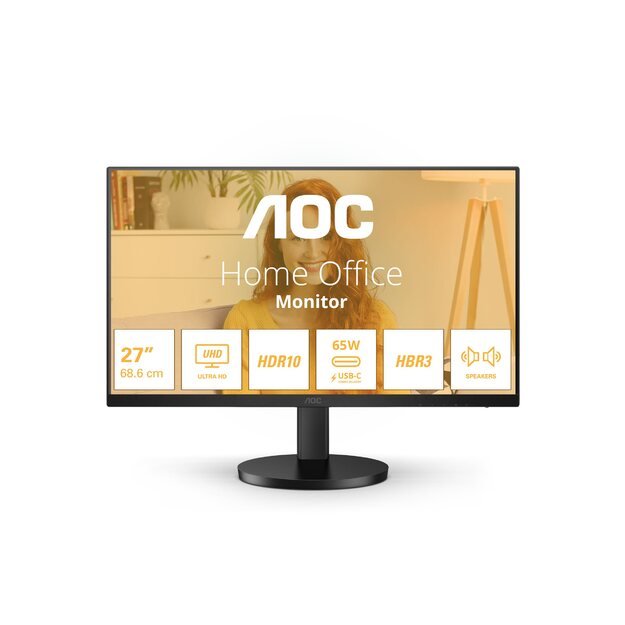 AOC U27B3CF 27inch 3840x2160 2xHDMI USB Black