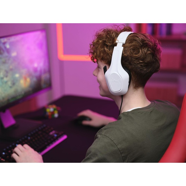 HEADSET GXT415W ZIROX/WHITE 25147 TRUST