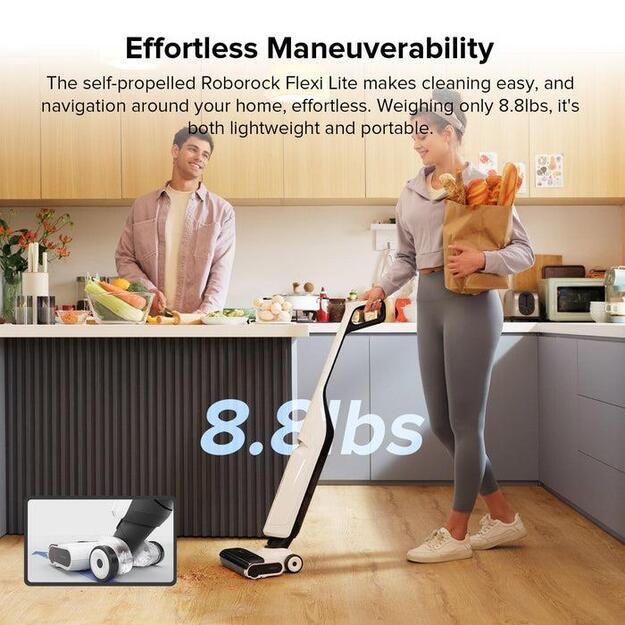 Vacuum Cleaner|ROBOROCK|FLEXI LITE|Upright/Wet/dry/Cordless/Bagless|Capacity 0.4 l|Noise 73 dB|White|Weight 3.89 kg|WD3D3A01-01 29