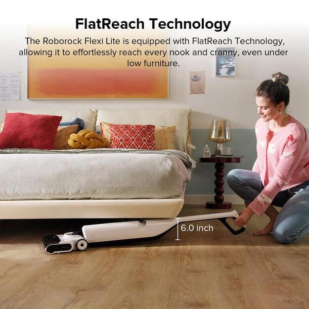 Vacuum Cleaner|ROBOROCK|FLEXI LITE|Upright/Wet/dry/Cordless/Bagless|Capacity 0.4 l|Noise 73 dB|White|Weight 3.89 kg|WD3D3A01-01 22