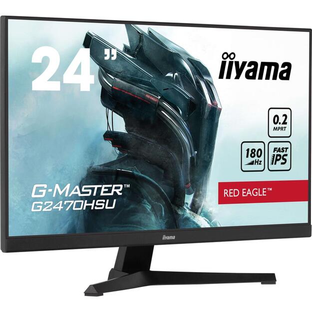 LCD Monitor|IIYAMA|G2470HSU-B6|24 |Panel IPS|1920x1080|16:9|180Hz|Matte|0.2 ms|Speakers|Colour Black|G2470HSU-B6