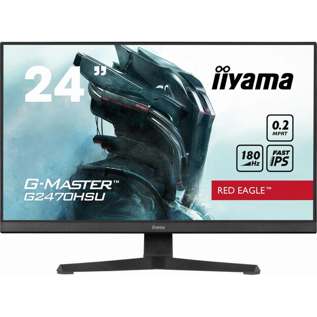 LCD Monitor|IIYAMA|G2470HSU-B6|24 |Panel IPS|1920x1080|16:9|180Hz|Matte|0.2 ms|Speakers|Colour Black|G2470HSU-B6 61