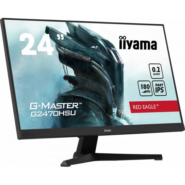 LCD Monitor|IIYAMA|G2470HSU-B6|24 |Panel IPS|1920x1080|16:9|180Hz|Matte|0.2 ms|Speakers|Colour Black|G2470HSU-B6 51