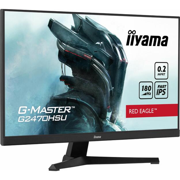 LCD Monitor|IIYAMA|G2470HSU-B6|24 |Panel IPS|1920x1080|16:9|180Hz|Matte|0.2 ms|Speakers|Colour Black|G2470HSU-B6 38