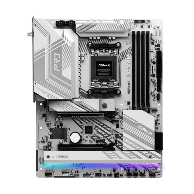 Mainboard|ASROCK|AMD X870|SAM5|ATX|Memory DDR5|Memory slots 4|1xPCI-Express 4.0 16x|1xPCI-Express 5.0 16x|4xM.2|1xHDMI|6xUSB 2.0|4xUSB 3.2|2xUSB-C|1xOptical S/PDIF|1xRJ45|2xAudio port|X870PRORSWIFI