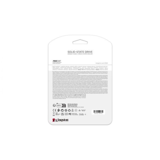 SSD|KINGSTON|NV3|4TB|M.2|PCIE|3D NAND|Write speed 5000 MBytes/sec|Read speed 6000 MBytes/sec|MTBF 200000 hours|SNV3S/4000G