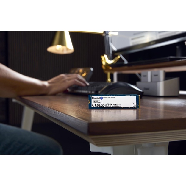 SSD|KINGSTON|NV3|4TB|M.2|PCIE|3D NAND|Write speed 5000 MBytes/sec|Read speed 6000 MBytes/sec|MTBF 200000 hours|SNV3S/4000G