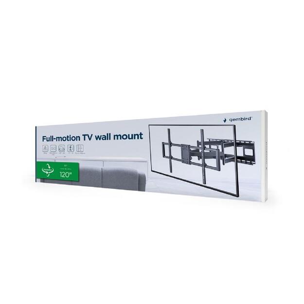 TV SET ACC WALL MOUNT 60-120 /WM-120ST-01 GEMBIRD