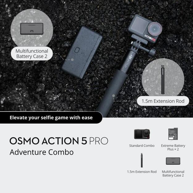 CAMERA OSMO ACTION 5 PRO/ADVEN CP.OS.00000350.03 DJI