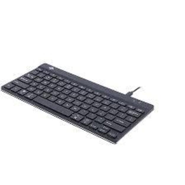 KEYBOARD COMPACT BREAK ENG/BLACK RGOCOUSWDBL R-GO TOOLS