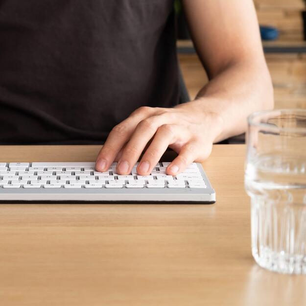 KEYBOARD WRL COMPACT BREAK/WHITE RGOCOUSWLWH R-GO TOOLS 3