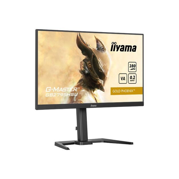 IIYAMA GB2795HSU-B1 G-Master Gold Phoenix 27inch Fast VA FHD 280Hz 300cd/m2 0.2ms HDMI DP 4xUSB 3.2 Speakers Black Tuner 15cm Adj.